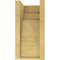 Ekena Millwork 6"W x 6"D x 12"H Wide Yorktown Rough Cedar Woodgrain TimberThane Corbel, Primed Tan CORUR06X06X12YORRCPR - alternate 3